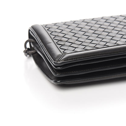 Bottega Veneta Nappa Intrecciato Chain Bag Black 8 of 10