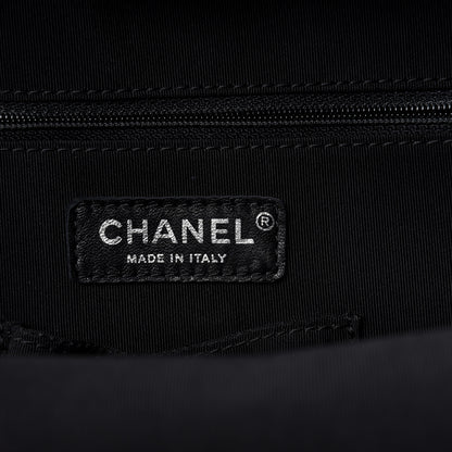 Chanel Metallic Lambskin Quilted Drawstring Backpack Brown 7 of 9