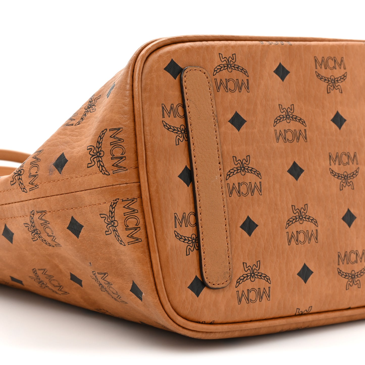 Visetos Medium Liz Reversible Shopper Tote Cognac