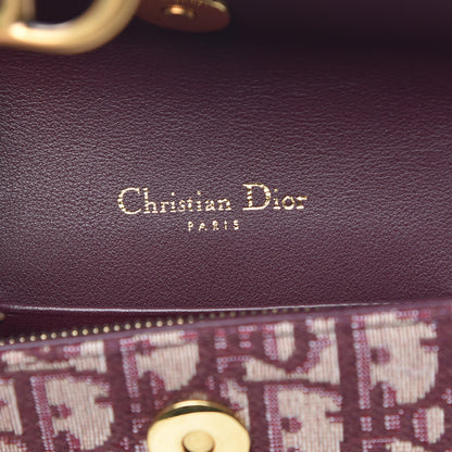 Christian Dior Oblique Saddle Belt Bag Bordeaux 6 of 9