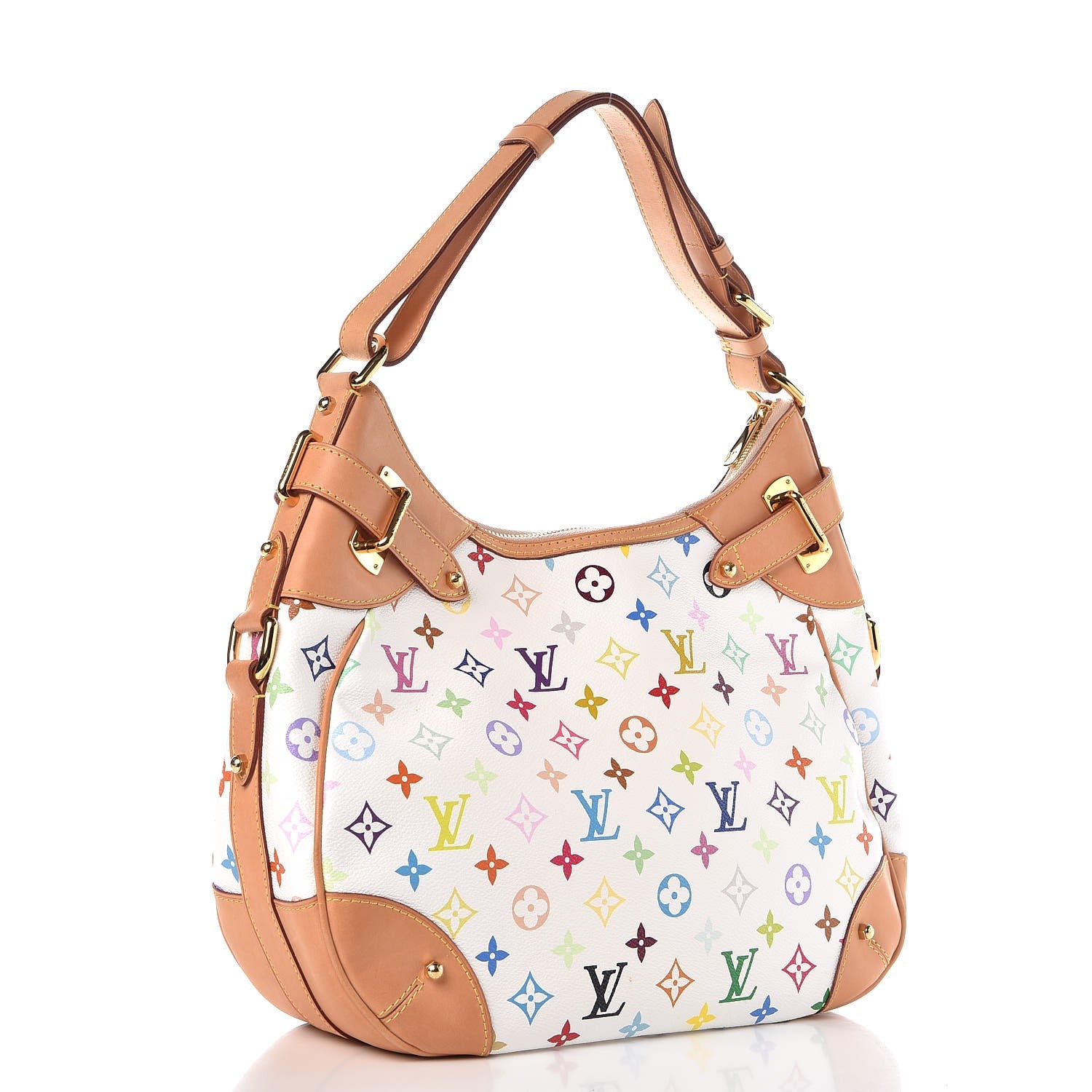 Louis Vuitton Monogram Multicolor Greta White 3 of 13