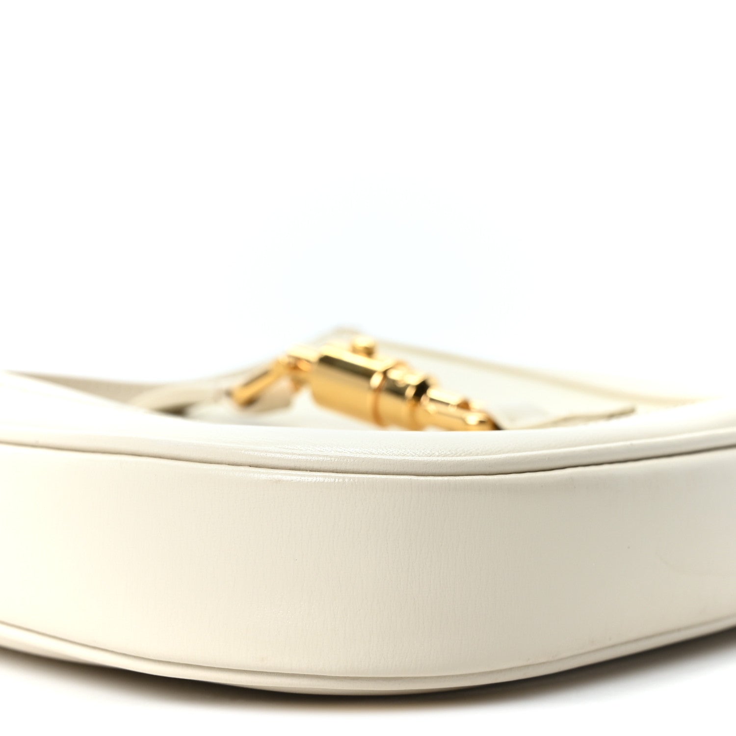 Gucci Boarded Dyana Lux Calfskin Mini Jackie 1961 Hobo Mystic White 9 of 10