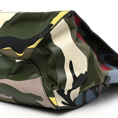 Valentino Garavani Nylon Camouflage Rockstud Tote Multicolor 6 of 13