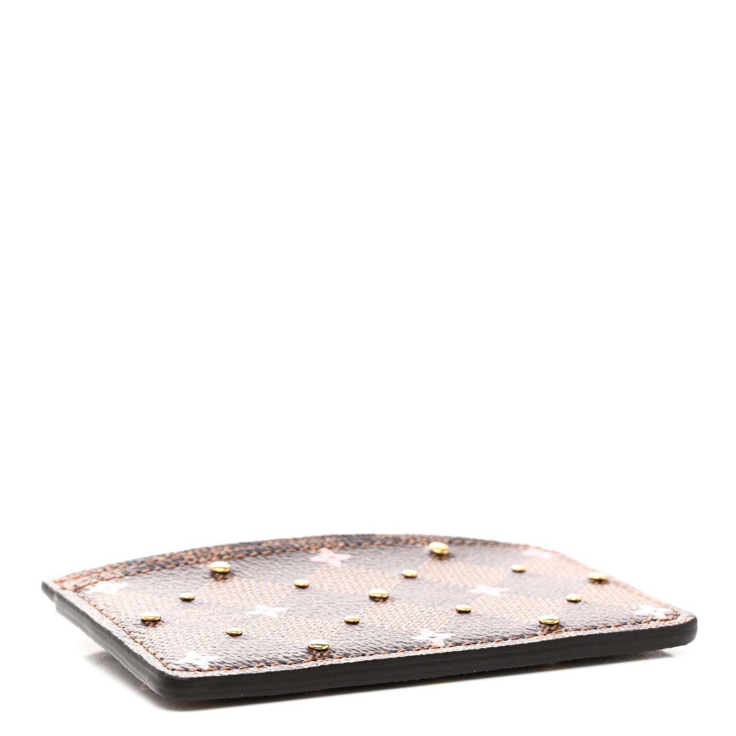 Louis Vuitton Damier Ebene Studded Card Holder 4 of 6