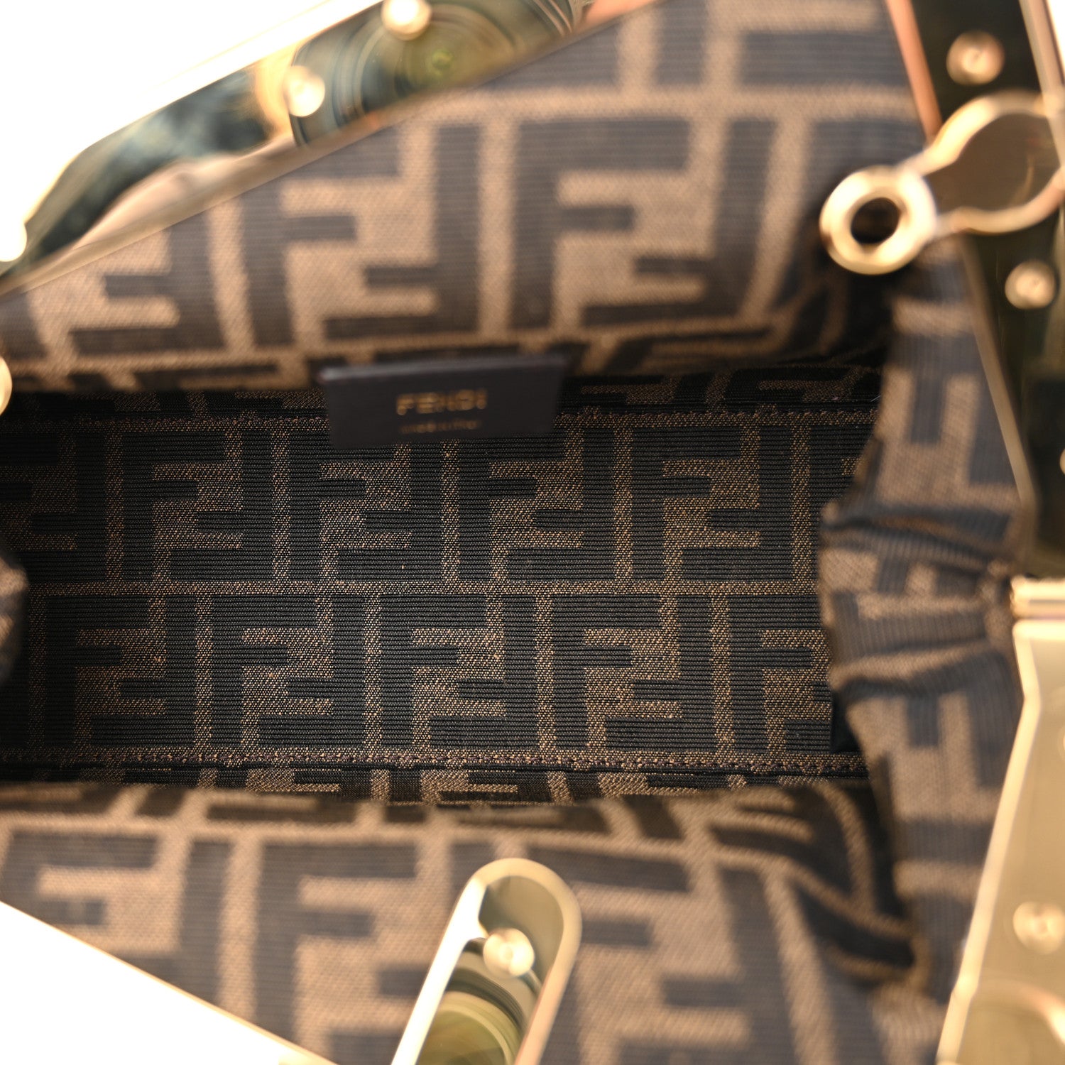 Fendi Shiny Nappa Small Fendi First Agapanto 5 of 10