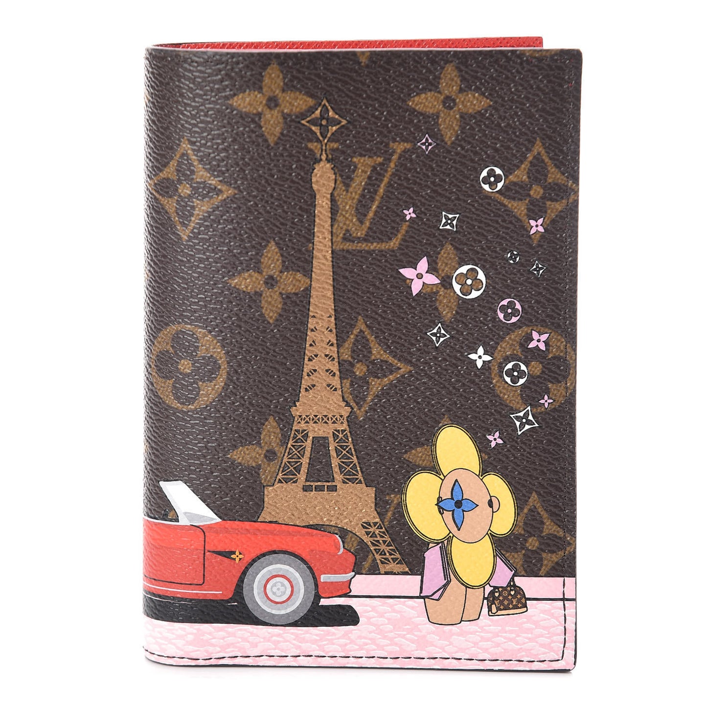 Monogram 2019 Christmas Animation Passport Cover Rouge