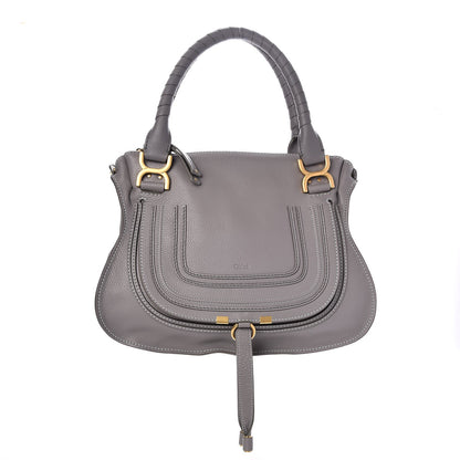 Chloe Calfskin Medium Marcie Satchel Cashmere Grey 1 of 12