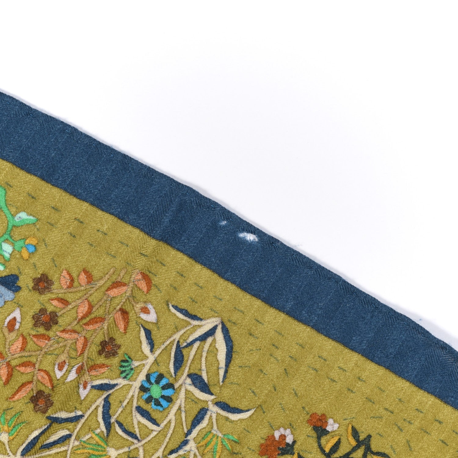 Hermes Cashmere Silk Pique Fleuri de Provence Shawl 140 10 of 10