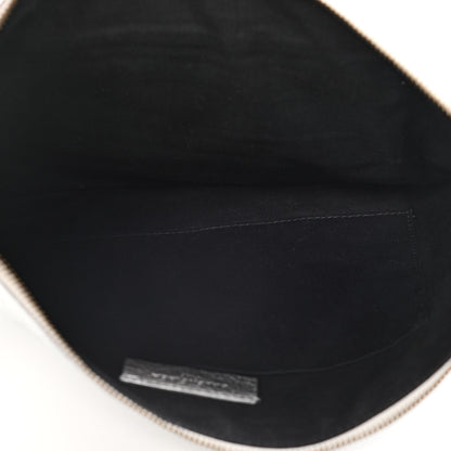 Balenciaga Agneau Classic Hardware Small Pouch Gris Aluminum 5 of 10