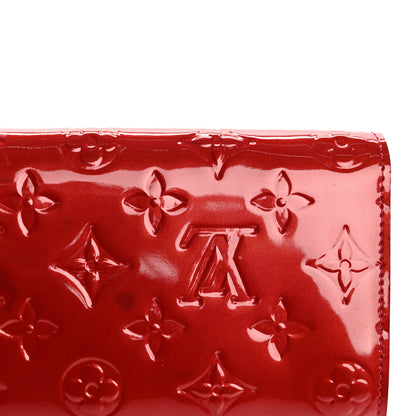Louis Vuitton Vernis Sarah Wallet Pomme D'Amour 9 of 13