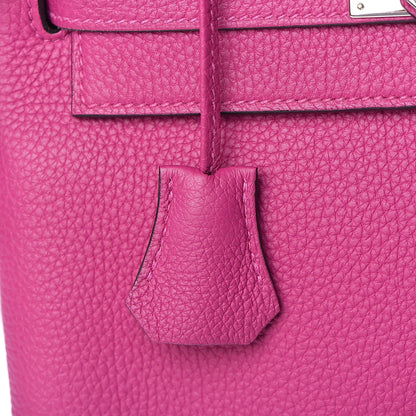 Hermes Togo Kelly Retourne 28 Rose Pourpre 24 of 46