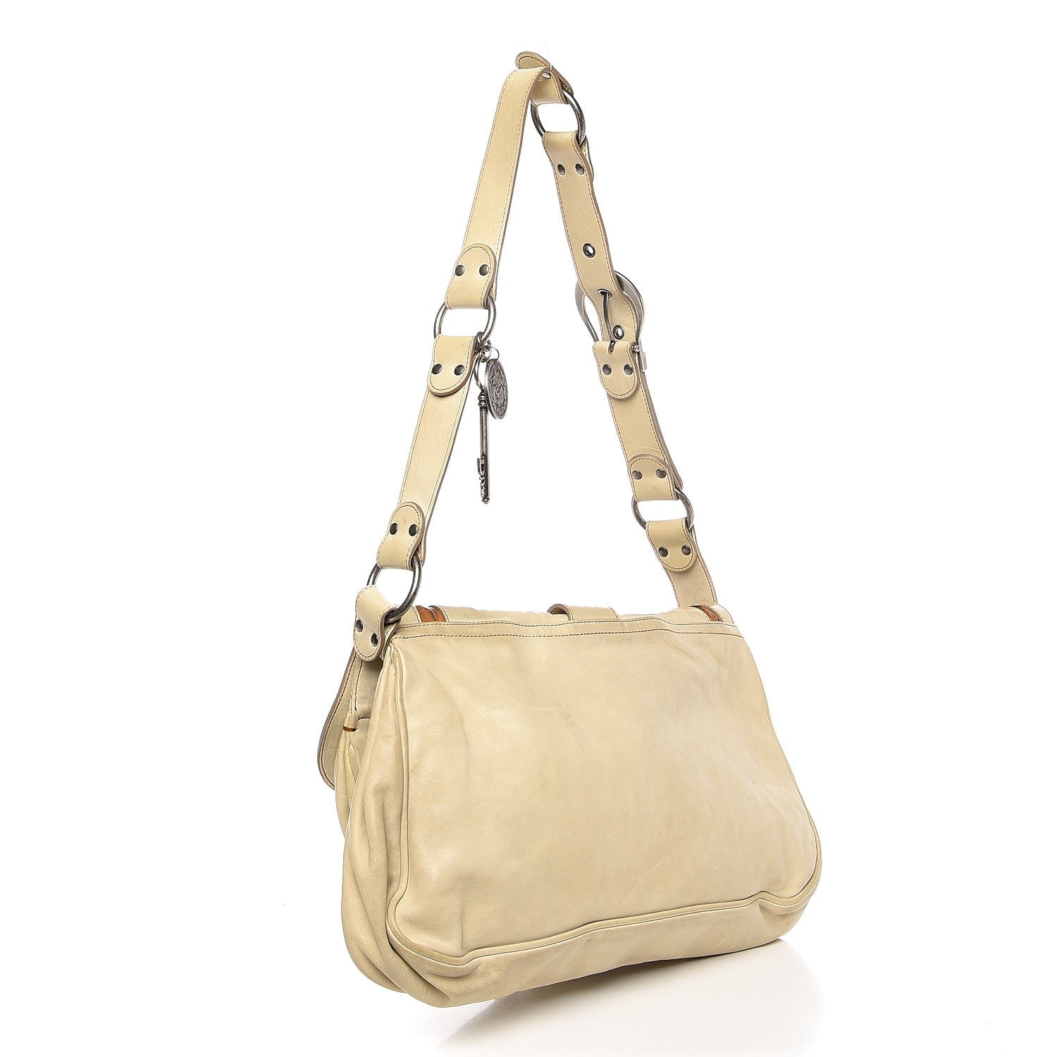 Christian Dior Calfskin Medium Gaucho Double Saddle Bag 3 of 14