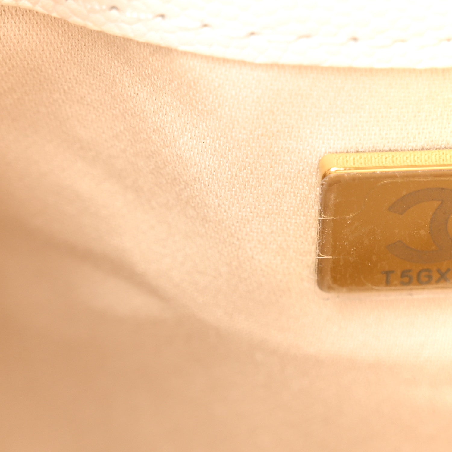 Chanel Caviar Quilted Mini Chanel 25 Handbag White 7 of 11