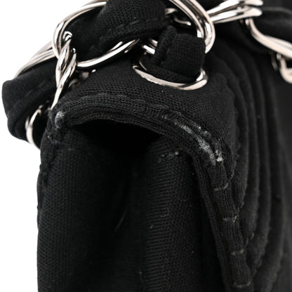 Chanel Jersey Quilted Single Flap Black 11 of 13