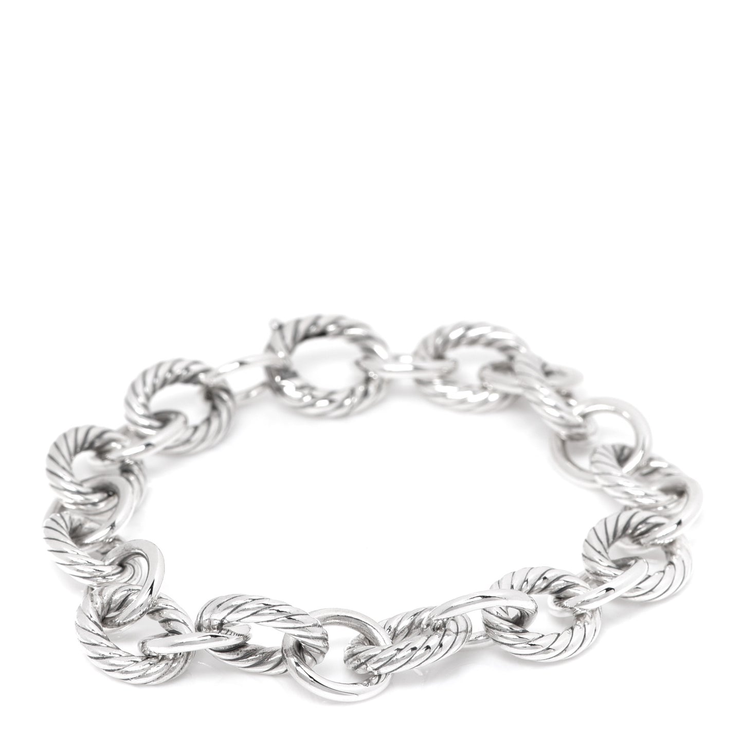 Sterling Silver 10mm Medium Oval Link Bracelet