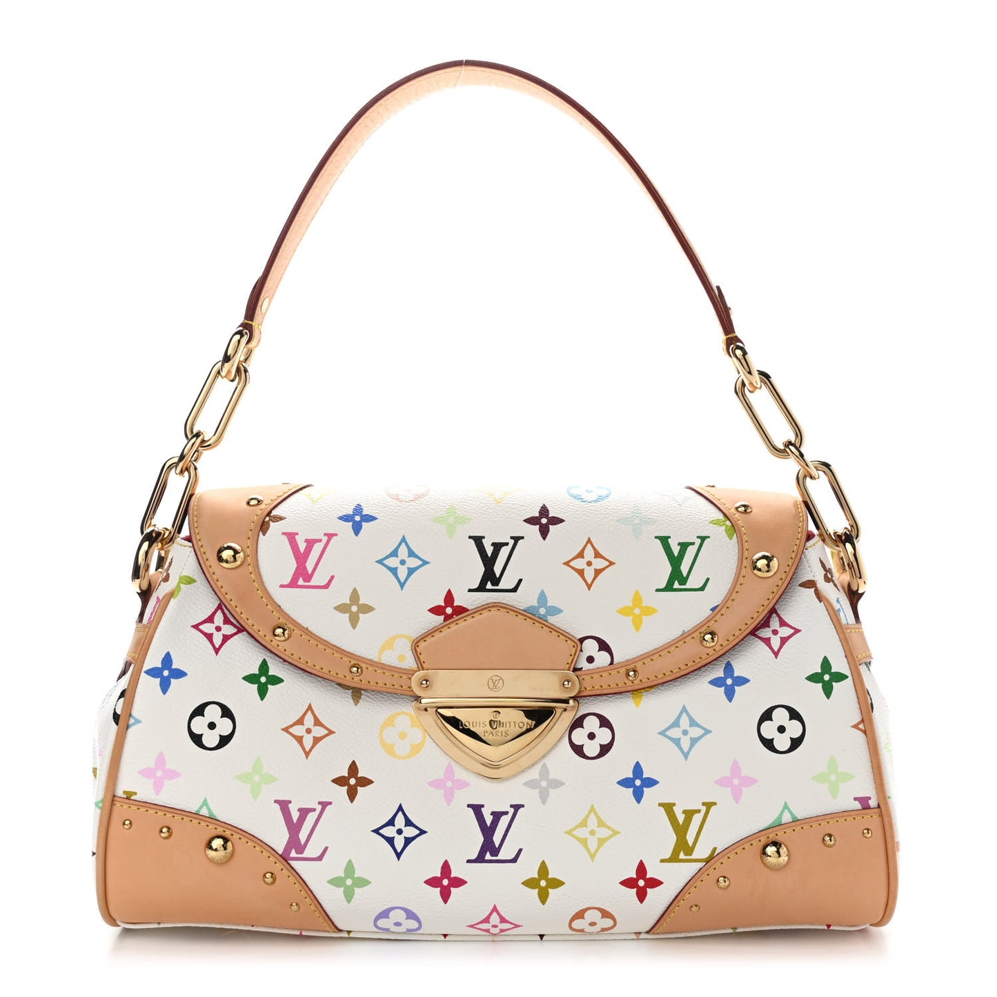 Monogram Multicolor Beverly MM White