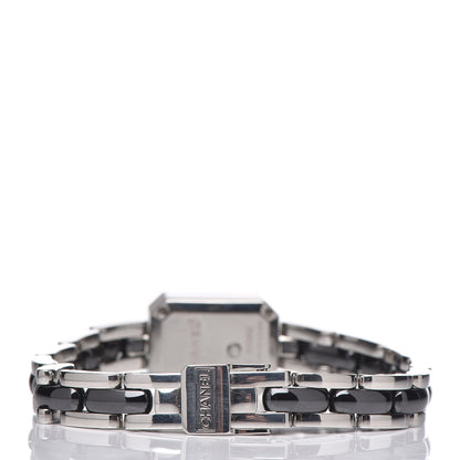 Chanel Stainless Steel Ceramic Diamond Bezel 16mm Premiere Quartz Watch Black 4 of 6