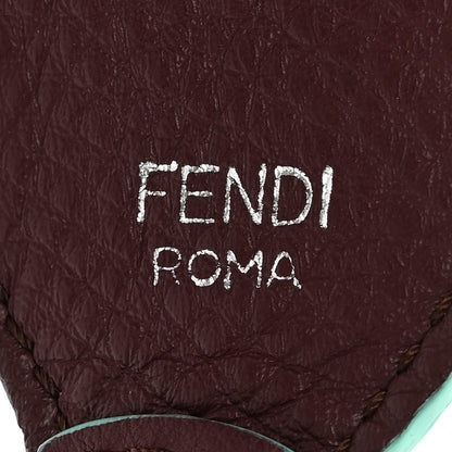 Fendi Vitello Dolce Scalloped Strap You Blue Purple Multicolor 3 of 4
