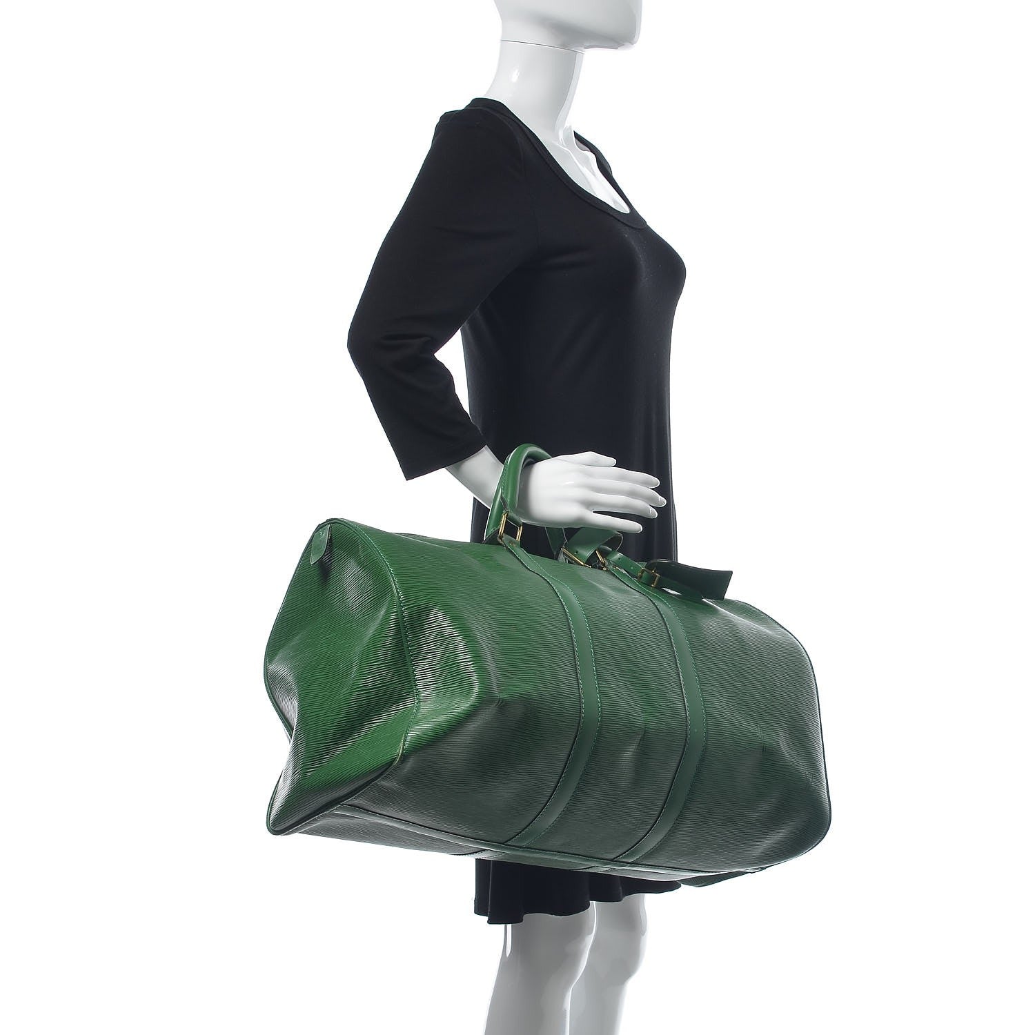 Louis Vuitton Epi Keepall 50 Borneo 2 of 11
