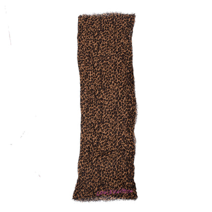 Louis Vuitton Cashmere Silk Leopard Etole Stole Marron 4 of 5