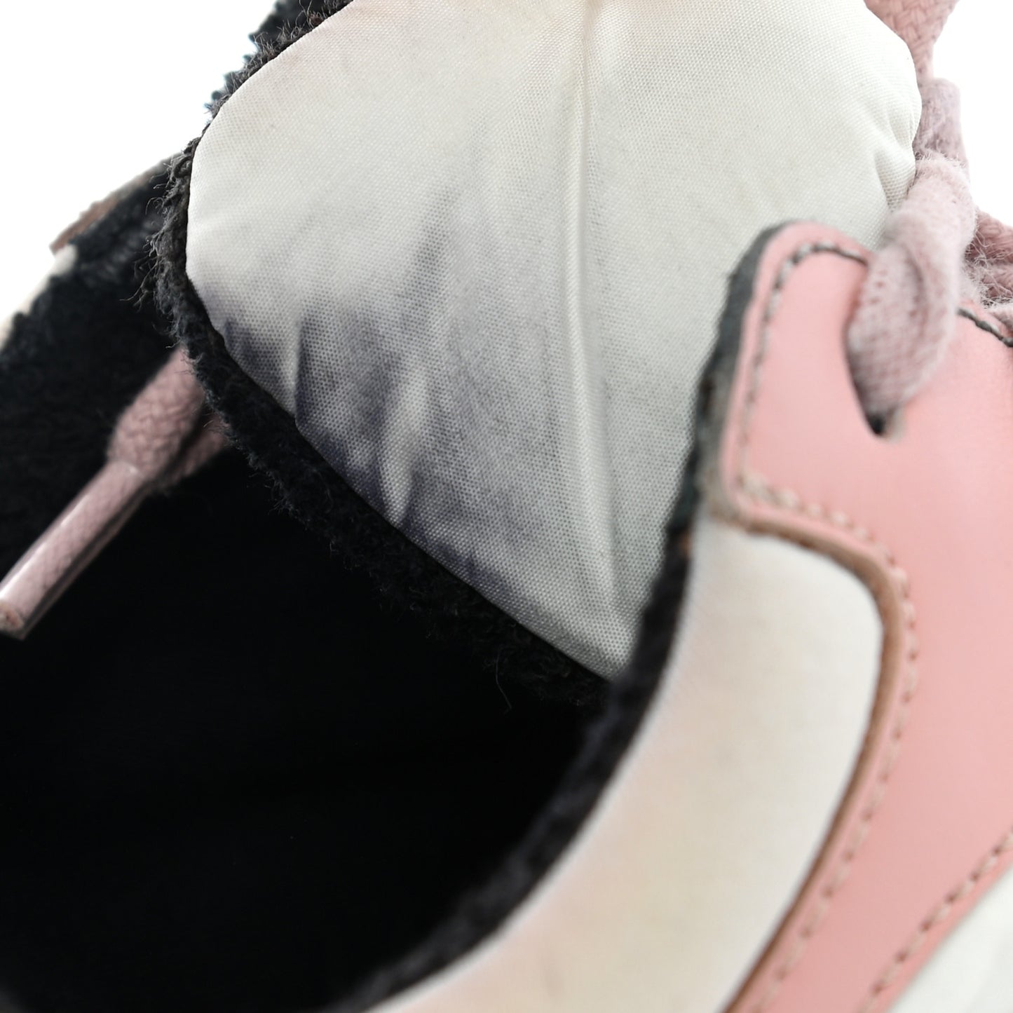 Nylon Lambskin Suede Calfskin CC Sneakers 36.5 Pink