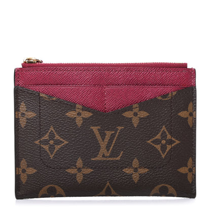 Louis Vuitton Monogram Zipped Card Holder Fuchsia 1 of 6