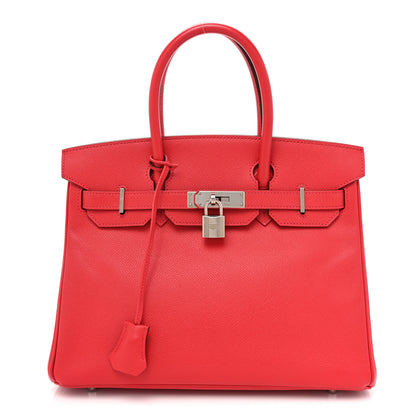 Hermes Epsom BIRKIN 30 Bougainvillea 1 of 17