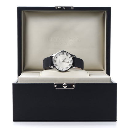Tiffany Stainless Steel Calfskin 37mm Atlas 2-Hand Quartz Watch 5 of 5