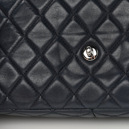 Chanel Lambskin Quilted Jumbo Single Flap Navy 11 of 11