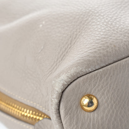 Prada Vitello Daino Side Zip Tote Pomice 8 of 27