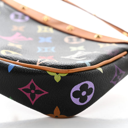 Louis Vuitton Monogram Multicolor Pochette Accessories Black 14 of 16