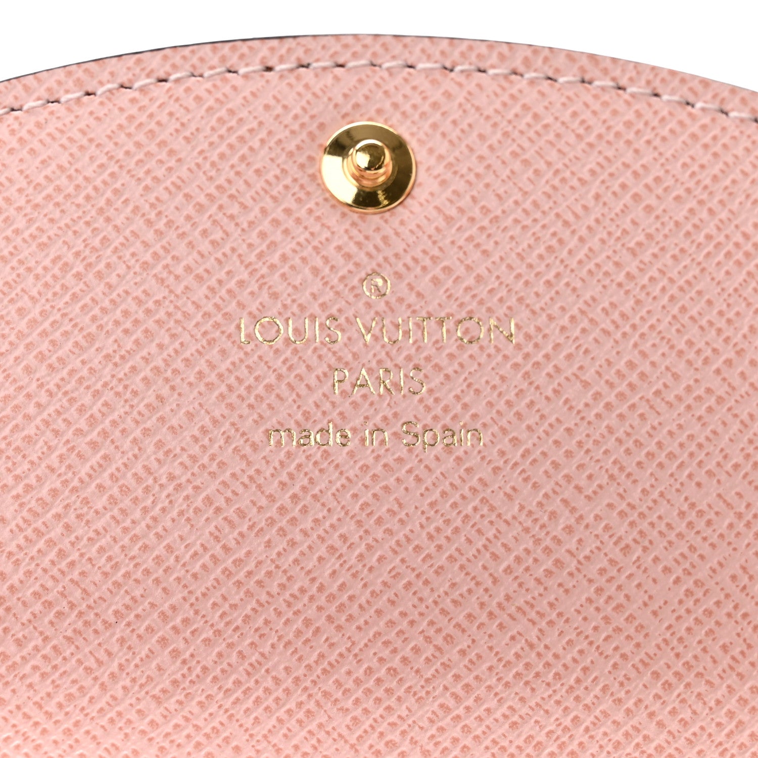 Louis Vuitton Damier Ebene Rosalie Coin Purse Rose Ballerine 6 of 8
