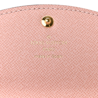 Louis Vuitton Damier Ebene Rosalie Coin Purse Rose Ballerine 6 of 8