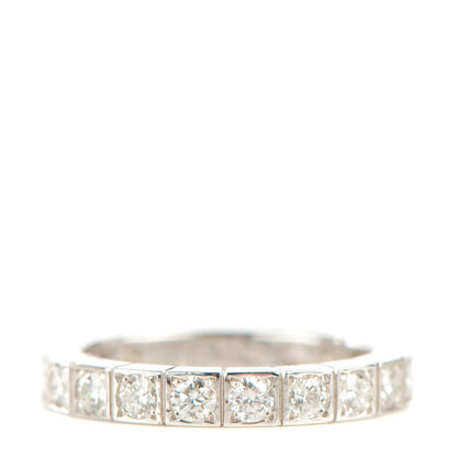 Cartier 18K White Gold Diamond 3mm Lanieres Ring 50 5.25 1 of 4