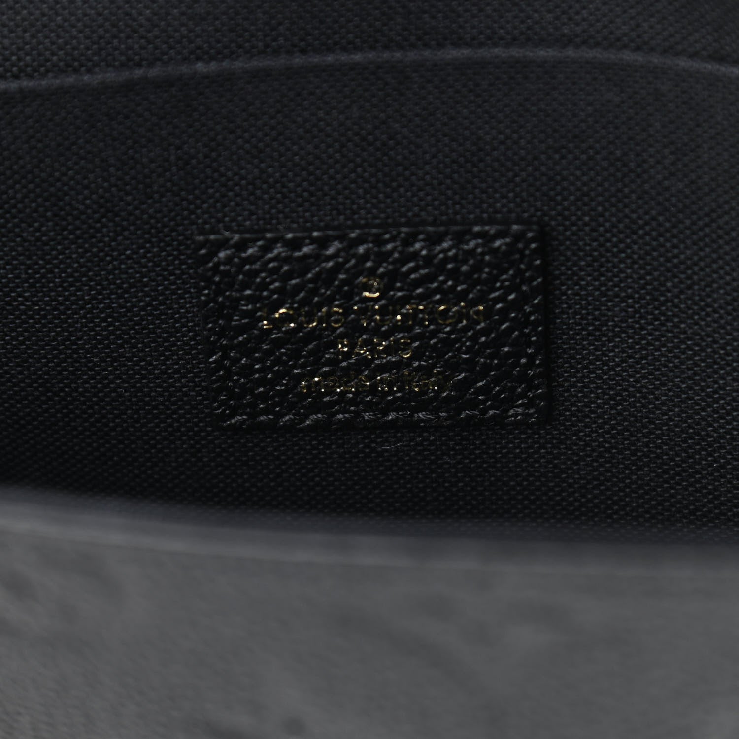 Louis Vuitton Empreinte Pochette Felicie Chain Wallet Black 7 of 12
