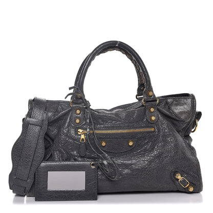 Balenciaga Agneau Giant 12 Gold Hardware City Gris Tarmac 1 of 8