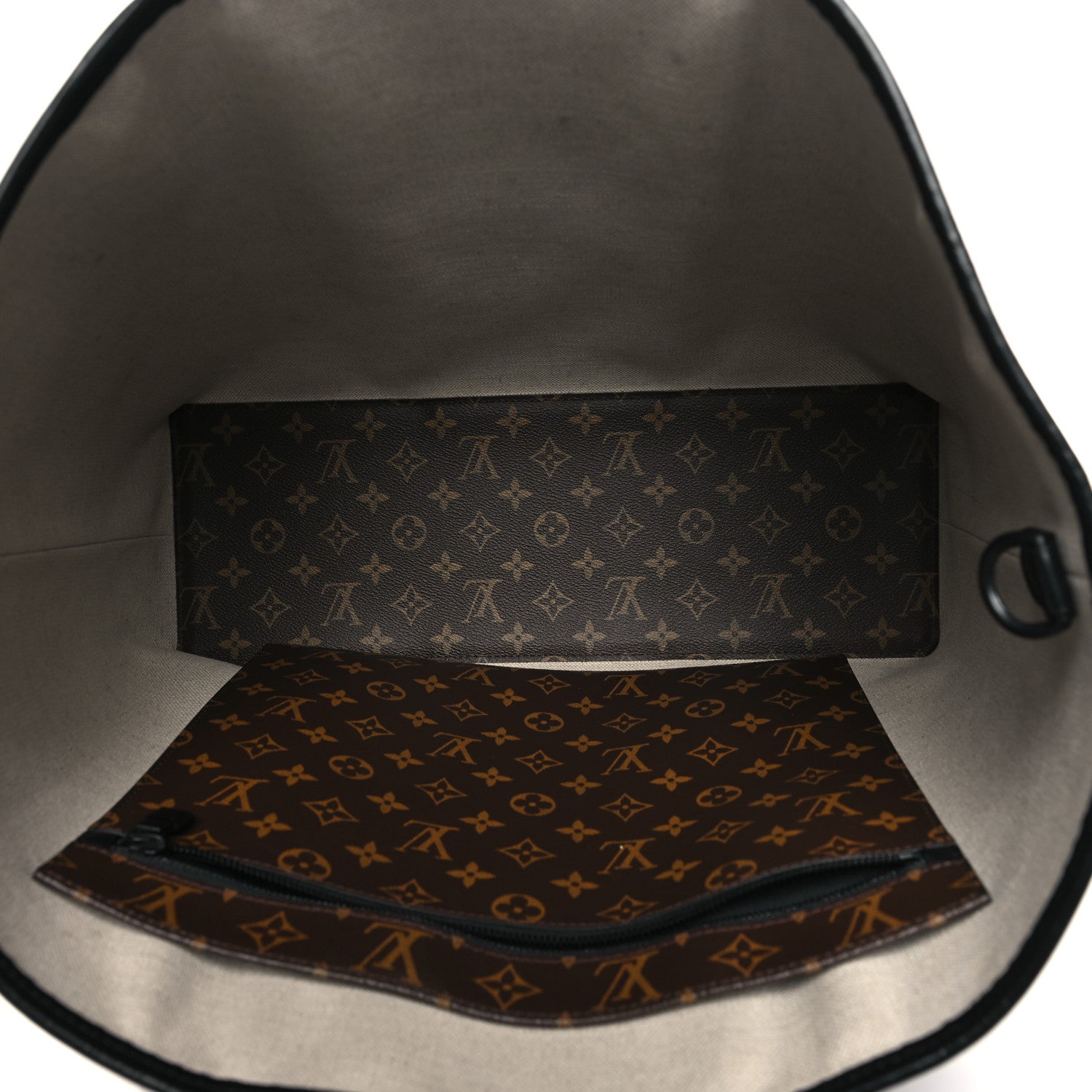 Louis Vuitton Monogram Macassar Weekend Tote GM 5 of 10