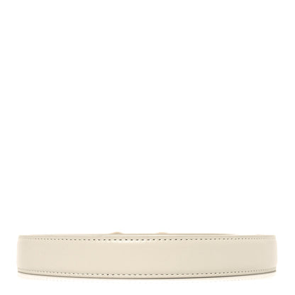 Saint Laurent Smooth Calfskin 20mm Cintura Belt 90 36 Crema Soft 2 of 5