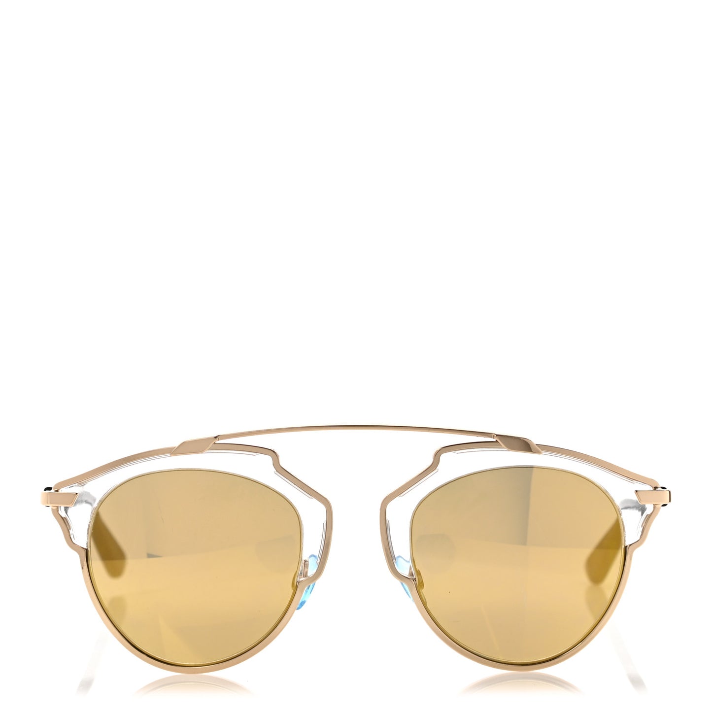 Studded So Real Sunglasses Gold