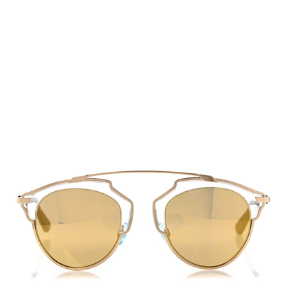 Christian Dior Studded So Real Sunglasses Gold 2 of 11