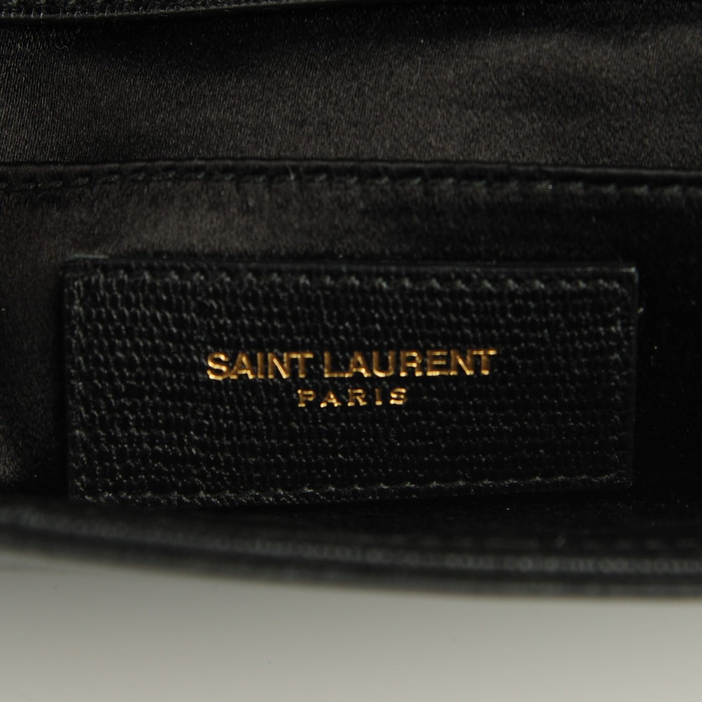 Textured Calfskin Classic Y Ligne Clutch Black