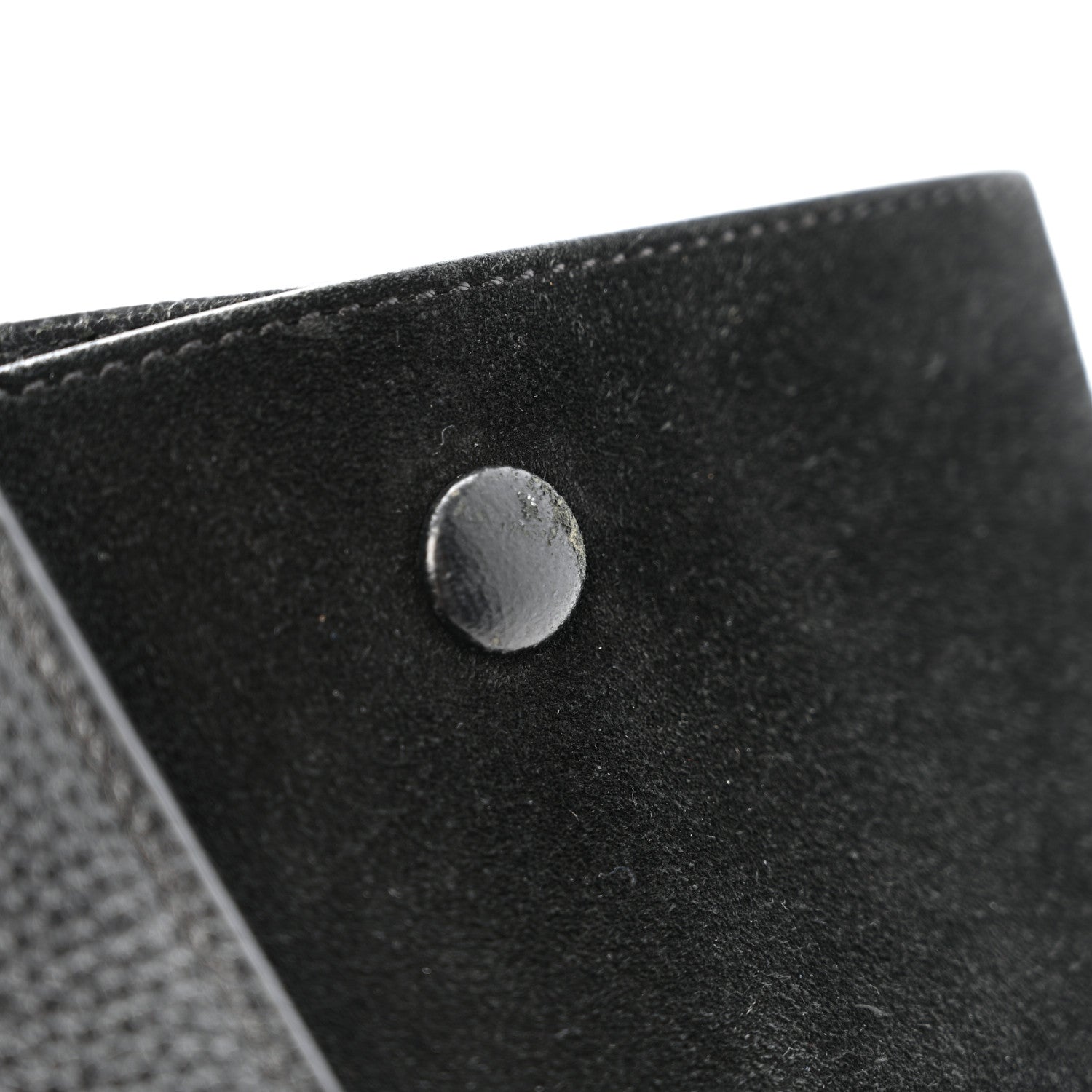 Celine Drummed Calfskin Suede Medium Trapeze Black 15 of 15