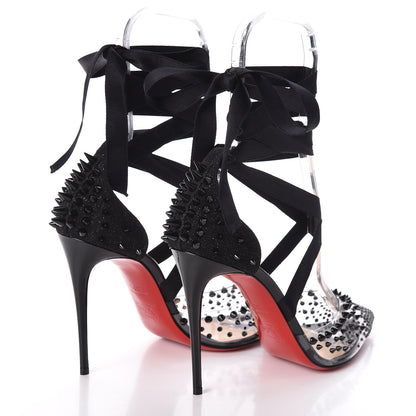 Christian Louboutin PVC Patent Mechante Reine 100 Pumps 39.5 Black 4 of 7