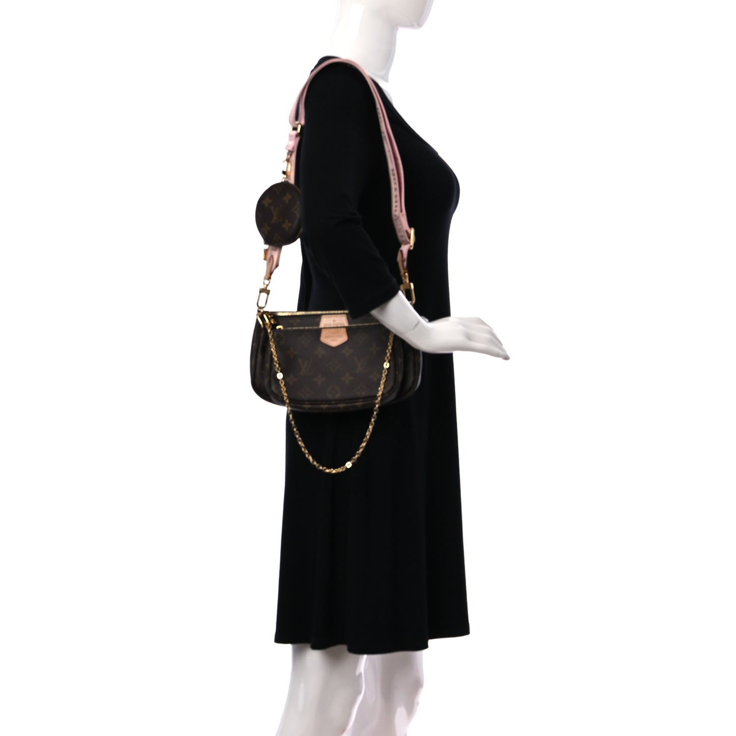 Monogram Multi Pochette Accessories Rose Clair