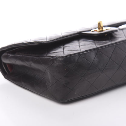 Chanel Lambskin Quilted Medium Double Flap Black 7 of 8