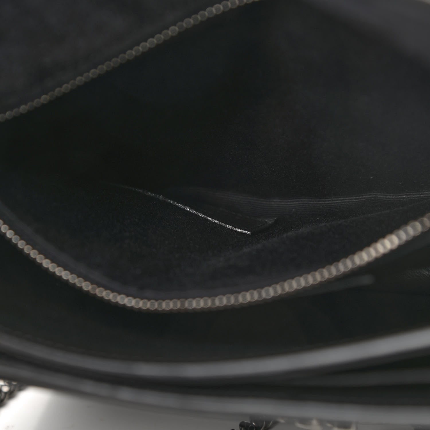 Saint Laurent Patent Monogram Cassandra Clasp Bag Black 7 of 11