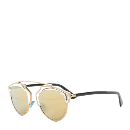 Christian Dior Mirrored So Real Sunglasses Gold 1 of 9