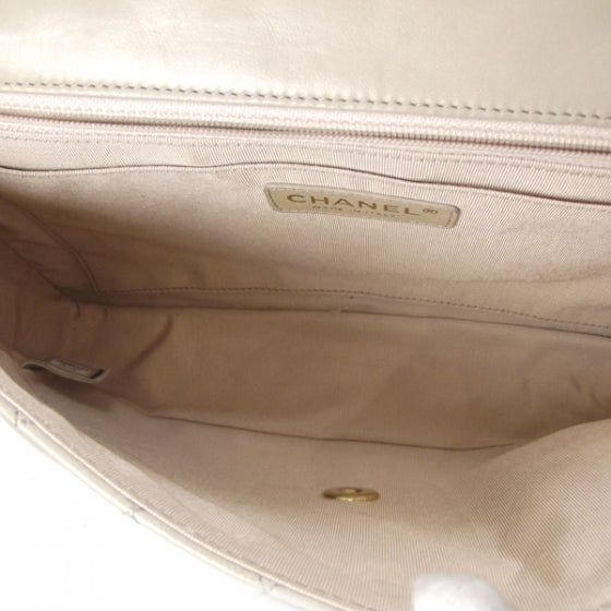 Lambskin Valentine Charms Medium Flap Beige