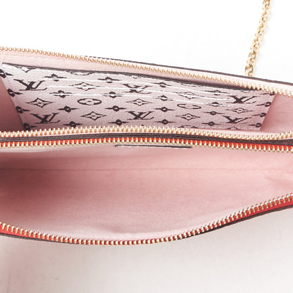 Louis Vuitton Monogram Giant Double Zip Pochette Rouge 7 of 8