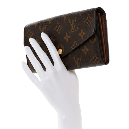 Louis Vuitton Monogram Sarah Wallet NM 2 of 9